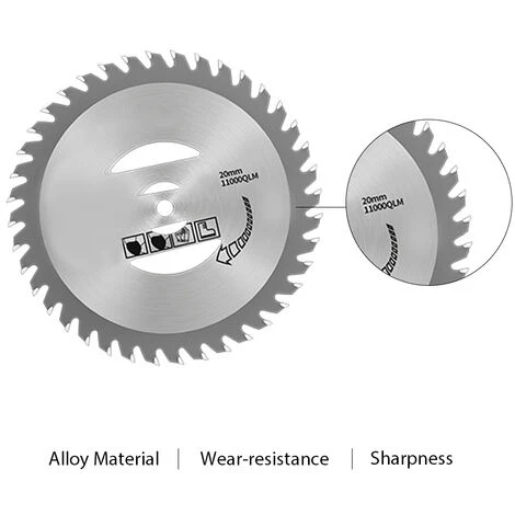 TANCYCO 1PC Lames De Débroussailleuse 6 Pouces En Alliage D'acier Au Manganèse Compatible Avec Le Coupe-bordures Weed Wacker 4 TANCYCO 1PC Lames De Débroussailleuse 6 Pouces En Alliage D'acier Au Manganèse Compatible Avec Le Coupe-bordures Weed Wacker – Image 2