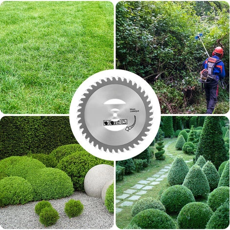 TANCYCO 1PC Lames De Débroussailleuse 6 Pouces En Alliage D'acier Au Manganèse Compatible Avec Le Coupe-bordures Weed Wacker 6 TANCYCO 1PC Lames De Débroussailleuse 6 Pouces En Alliage D'acier Au Manganèse Compatible Avec Le Coupe-bordures Weed Wacker – Image 4