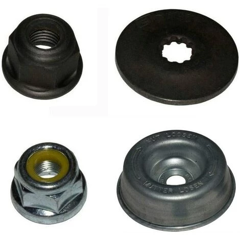 TOPHOMER 4 Pcs Kit Adaptateur Fixation De Lame Débroussailleuse En Métal 3 TOPHOMER 4 Pcs Kit Adaptateur Fixation De Lame Débroussailleuse En Métal