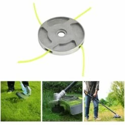 TOPHOMER Tête Faucheuse , Têtes De Coupe, Coupe-bordure 2 Fil Bobine Tête Fil Nylon Pour Débroussailleuse à Essence