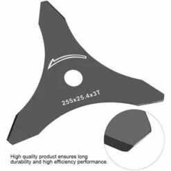 TOPHOMER 1PC 3 Dents Strimmer T¨ºte Lame De Coupe - Herbe Tondeuse ¨¤ Gazon D¨¦broussailleuse -Débroussailleuse Soldes Magasin 60937122 4