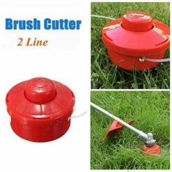 DECKON PC Universel 2 Ligne Bosse En Plastique Strimmer Tête Tondeuses À Gazon Cutter Rouge -Débroussailleuse Soldes Magasin 61181949 4