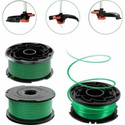 FVBJD BLACK+DECKER Bobine De Rechange SF-080 Bobine De Remplacement à Alimentation Automatique Pour Bobine De Fil Black And Decker Single Line (4pcs) -Débroussailleuse Soldes Magasin 61286900 4