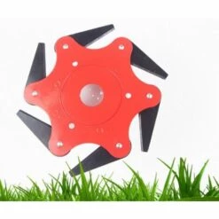 ELLE Tondeuse À Gazon Couteau À Six Feuilles Coupant La Tête D'Herbe Accessoires De Débroussailleuse Tête De Coupe À 6 Feuilles Lame De Scie Tête De Désherbage Tête De Coupe D'Herbe
