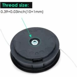 QERSTA Tête De Débroussailleuse Load E Go Head, OLEOMAC, 130 MM, M 10X1.25 F, Tête De Débroussailleuse Universelle En Métal, S'adapte à Toutes Les Débroussailleuses Sthil, Husquarna, Stiga -Débroussailleuse Soldes Magasin 62781027 3