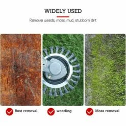 SINCèREETALI Tête De Débroussailleuse, Débroussailleuse De Désherbage 150x25mm, Débroussailleuse Pour Outils Agricoles De Jardin De Pelouse (6 Pouces) -Débroussailleuse Soldes Magasin 63507215 5