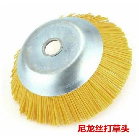 SINCèREETALI Brosse Anti-mauvaises Herbes Pour Débroussailleuse Outil De Jardin Tête De Débroussailleuse 200 Mm 4 SINCèREETALI Brosse Anti-mauvaises Herbes Pour Débroussailleuse Outil De Jardin Tête De Débroussailleuse 200 Mm – Image 2