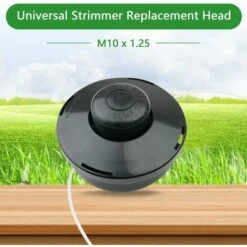 FLYME Lot De 2 Tête De Débroussailleuse Universelle Nylon Bobine De Rechange Et Tête De Coupe M10 X 1,25 Pour Débroussailleuse Thermique à Essence -Débroussailleuse Soldes Magasin 63701885 3