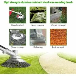 SINCèREETALI Brosse De Débroussailleuse, Tête De Brosse De Désherbage, Brosse De Désherbage De Débroussailleuse, Brosse De Désherbage Métallique, Environ 6 Pouces, Accessoires De Tondeuse à Gazon 9 SINCèREETALI Brosse De Débroussailleuse, Tête De Brosse De Désherbage, Brosse De Désherbage De Débroussailleuse, Brosse De Désherbage Métallique, Environ 6 Pouces, Accessoires De Tondeuse à Gazon -Débroussailleuse Soldes Magasin 63814751 3