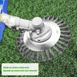 SINCèREETALI Brosse De Débroussailleuse, Tête De Brosse De Désherbage, Brosse De Désherbage De Débroussailleuse, Brosse De Désherbage Métallique, Environ 6 Pouces, Accessoires De Tondeuse à Gazon 11 SINCèREETALI Brosse De Débroussailleuse, Tête De Brosse De Désherbage, Brosse De Désherbage De Débroussailleuse, Brosse De Désherbage Métallique, Environ 6 Pouces, Accessoires De Tondeuse à Gazon -Débroussailleuse Soldes Magasin 63814751 5
