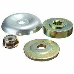 SINCèREETALI Lot De 4 Kits De Fixation D'écrou De Lame D'engrenage En Métal Pour Tondeuse à Gazon, Plaque De Lame En Métal Universelle Pour Bo?te De Vitesses De Tondeuse à Gazon