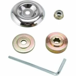 SINCèREETALI 5pcs Kit De Fixation D'écrou De Lame D'engrenage En Métal De Rechange Avec Boulons à Tête à Six Pans Creux Pour Débroussailleuse Débroussailleuse Kit De Fixation D'écrou Universel M10 Accessoires, Pour Tondeuse à Gazon Débroussailleuse