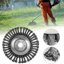 SINCèREETALI Brosse à Mauvaises Herbes Débroussailleuse Coupeur Tête Pour Débroussailleuse Brosse Ronde Pour Débroussailleuse (6"(25 Mm X 150 Mm)) -Débroussailleuse Soldes Magasin 63821887 4