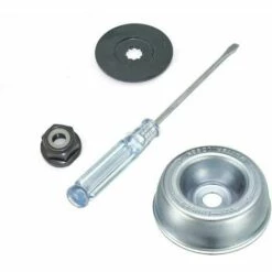 SINCèREETALI Machine De Jardin Tondeuse à Gazon Kit D'adaptateur De Lame Stihl Rondelle De Butée Rider Plate Collier Écrou Maintenance Tournevis Adaptateur De Lame Kit D'entretien Pour Débroussailleuse Stihl