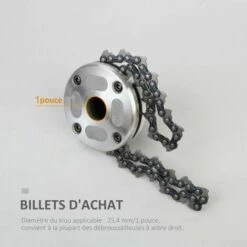 GroupM Tête De Débroussailleuse à Chaîne (joint Universel) Accessoires De Débroussailleuse Pour Tondeuse à Gazon 9 GroupM Tête De Débroussailleuse à Chaîne (joint Universel) Accessoires De Débroussailleuse Pour Tondeuse à Gazon -Débroussailleuse Soldes Magasin 63889516 3
