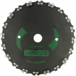 GroupM 20 Dents 9 Pouces Tondeuse à Gazon Scie Lame D'arbre Frappé Petit Bois De Bambou électrique Désherbeur Accessoires