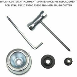 GroupM 5 Pièces Tondeuse Tondeuse à Gazon Adaptateur Accessoire Kit D'entretien Jardin Cour Outils De Jardinage -Débroussailleuse Soldes Magasin 63892925 4