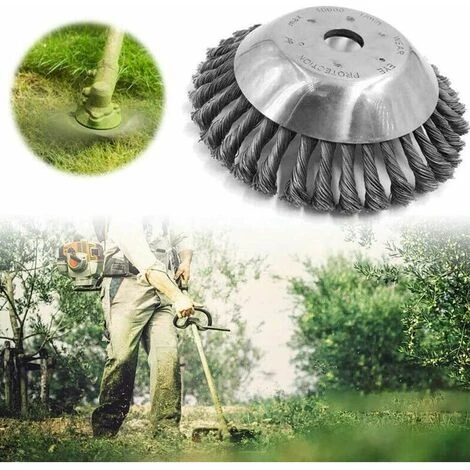 6 Pouces 150mm Fil Tête De Tondeuse à Gazon Tête De Désherbage Torsion Fil Fil Disque Tondeuse à Gazon Accessoires De Remplacement,HANBING 5 6 Pouces 150mm Fil Tête De Tondeuse à Gazon Tête De Désherbage Torsion Fil Fil Disque Tondeuse à Gazon Accessoires De Remplacement,HANBING – Image 3