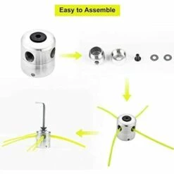 Lot De 2 Têtes De Débroussailleuse Universelles En Aluminium - Tête Double Fil - Bobine De Fil En Nylon - Accessoire Pour Débroussailleuse Gdrhvfd 10 Lot De 2 Têtes De Débroussailleuse Universelles En Aluminium - Tête Double Fil - Bobine De Fil En Nylon - Accessoire Pour Débroussailleuse Gdrhvfd -Débroussailleuse Soldes Magasin 64072909 4