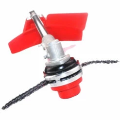CARILLONSàVENT Dual Scratch Tête En Acier Universel Tête En Nylon Ligne De Jardinage Outils De Jardinage Weed Brush Cutter Jardin Pièces Petit Trimmer Pour La Tondeuse à Gazon (Color : Chain Blade) Carivent -Débroussailleuse Soldes Magasin 64138622 3