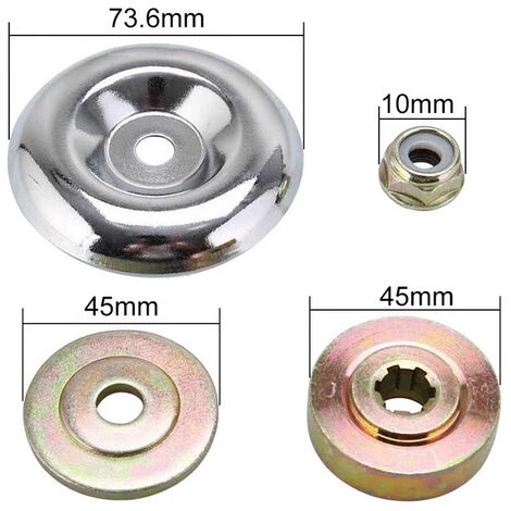 CARILLONSàVENT Carivent 4 Pièces Utile Rechange Coupe-Bordure Débroussailleuse Lame Métallique Kit De Fixation Accessoire (4 Pièces Set) - 4 Pièces Set 4 CARILLONSàVENT Carivent 4 Pièces Utile Rechange Coupe-Bordure Débroussailleuse Lame Métallique Kit De Fixation Accessoire (4 Pièces Set) - 4 Pièces Set – Image 2