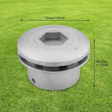 MèREÉTERNEL Aluminium Fils Tête Coupe-Bordure, Tête De Débroussailleuse Universelle Accessoire De Débroussailleuse Avec 4 Lignes Pour Tondeuse à Gazon, 72 X 44.5 Mm Ternel 4 MèREÉTERNEL Aluminium Fils Tête Coupe-Bordure, Tête De Débroussailleuse Universelle Accessoire De Débroussailleuse Avec 4 Lignes Pour Tondeuse à Gazon, 72 X 44.5 Mm Ternel – Image 2