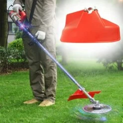 SINCèREETALI Couvercle De Protection Pour Coupe-Herbe Protecteur De DéBroussailleuse De Accessoires Avec 2 Vis，pour DéBroussailleuse Tondeuse à Gazon Tondeuse，pour Débroussailleuses D'un Diamètre De 26 Mm -Débroussailleuse Soldes Magasin 64497917 5