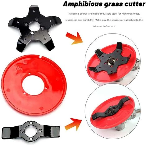 HABIENTôT Aluminium Fils Tête Coupe-bordure Tête Double Fil Bobine Tête Fil Nylon Pour Débroussailleuse à Essence Tondeuse à Gazon Rouge,Oi-FRIS 5 HABIENTôT Aluminium Fils Tête Coupe-bordure Tête Double Fil Bobine Tête Fil Nylon Pour Débroussailleuse à Essence Tondeuse à Gazon Rouge,Oi-FRIS – Image 3