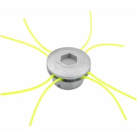 JOORRT Tête De Débroussailleuse Universelle, Tête Coupebordure En Aluminium Fils Pour Débroussailleuse à Essence Tondeuse à Gazon 7 JOORRT Tête De Débroussailleuse Universelle, Tête Coupebordure En Aluminium Fils Pour Débroussailleuse à Essence Tondeuse à Gazon – Image 5