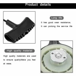 AOUGO Tirez Le Démarreur, Tirez Le Cordon De Démarrage Recoil Pull Starter Assembly Pièces De Rechange Pour Tondeuse à Gazon GXV140 GXV160 GX200 5.5HP 6.5HP Engine Tondeuse à Gazon -Débroussailleuse Soldes Magasin 64902650 5