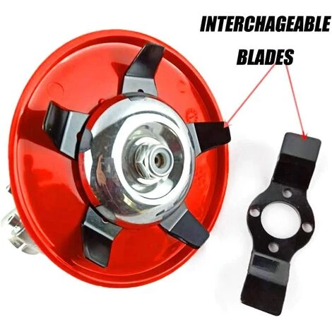 AOUGO Tête De Tondeuse Universelle Weed Edge Tondeuse à Gazon à Arbre Droit Lame De Débroussailleuse Pour Rizière Home Garden Backyard Orchard Park Agricultural 5 AOUGO Tête De Tondeuse Universelle Weed Edge Tondeuse à Gazon à Arbre Droit Lame De Débroussailleuse Pour Rizière Home Garden Backyard Orchard Park Agricultural – Image 3