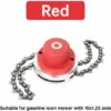 ELLE Tête De Tondeuse à Gazon Noire Pour Extérieur En Acier Au Manganèse Jardin Agriculture Accessoires Durables Désherbage Dur Durable (rouge) -Débroussailleuse Soldes Magasin 64915830 1