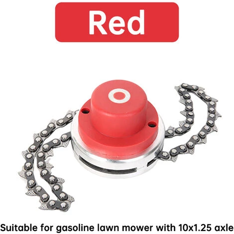 ELLE Tête De Tondeuse à Gazon Noire Pour Extérieur En Acier Au Manganèse Jardin Agriculture Accessoires Durables Désherbage Dur Durable (rouge) 3 ELLE Tête De Tondeuse à Gazon Noire Pour Extérieur En Acier Au Manganèse Jardin Agriculture Accessoires Durables Désherbage Dur Durable (rouge)