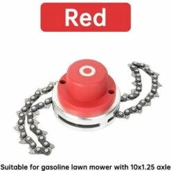 ELLE Tête De Tondeuse à Gazon Noire Pour Extérieur En Acier Au Manganèse Jardin Agriculture Accessoires Durables Désherbage Dur Durable (rouge) 9 ELLE Tête De Tondeuse à Gazon Noire Pour Extérieur En Acier Au Manganèse Jardin Agriculture Accessoires Durables Désherbage Dur Durable (rouge) -Débroussailleuse Soldes Magasin 64915830 4