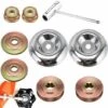 EAUDACè 9 Pièces Kit Ecrou Tete Debroussailleuse,Lame En Métal De Vitesses Universelle De Tondeuse,Débroussailleuse En Métal Accessoires,Pour Sylviculture Débroussailleuse Jardin Tondeuse à Gazon -Débroussailleuse Soldes Magasin 64942343 1