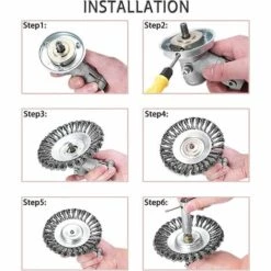 EAUDACè 9 Pièces Kit Ecrou Tete Debroussailleuse,Lame En Métal De Vitesses Universelle De Tondeuse,Débroussailleuse En Métal Accessoires,Pour Sylviculture Débroussailleuse Jardin Tondeuse à Gazon -Débroussailleuse Soldes Magasin 64942343 4