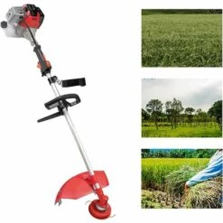 CESIèCLEFOU 2 Pièces Tête De Débroussailleuse Universelle,Têtes De Trimmer Universel Herbe Tondeuse, Pour Jardin Pelouse Patio,M10x1,25mm(Rouge) Lefou -Débroussailleuse Soldes Magasin 65031615 5