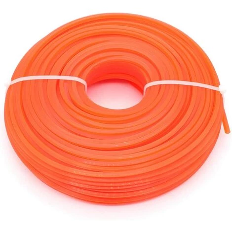 CESIèCLEFOU Fil Coupe Bordure Universel, Ligne De Trimmer Strimmer En Nylon 3.0 Mm, Fil En Nylon Débroussailleuse Robuste Pour Bosse Tête Tondeuse À Gazon De Jardinage (Square, 3mmx50m) Lefou 5 CESIèCLEFOU Fil Coupe Bordure Universel, Ligne De Trimmer Strimmer En Nylon 3.0 Mm, Fil En Nylon Débroussailleuse Robuste Pour Bosse Tête Tondeuse À Gazon De Jardinage (Square, 3mmx50m) Lefou – Image 3