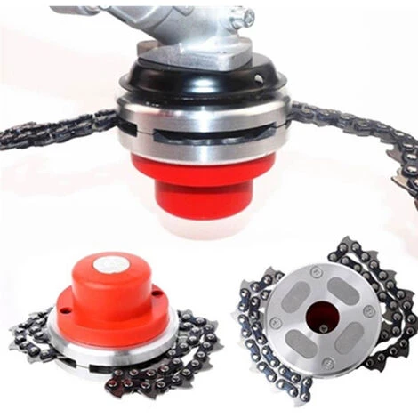 FR-LIFE Chaine Tondeuse A Gazon Jardin A Tete Debroussailleuse —BR-Vie(rouge) 4 FR-LIFE Chaine Tondeuse A Gazon Jardin A Tete Debroussailleuse —BR-Vie(rouge) – Image 2