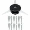 EAUDACè Tête De Débroussailleuse De Rechange Et 12 Lames De Rechange Avec 12 Lames En Nylon Et Tête De Coupe -Débroussailleuse Soldes Magasin 65034955 1