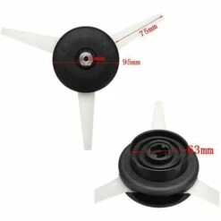 EAUDACè Tête De Débroussailleuse De Rechange Et 12 Lames De Rechange Avec 12 Lames En Nylon Et Tête De Coupe -Débroussailleuse Soldes Magasin 65034955 5