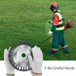 CESIèCLEFOU Tête Brosse Désherbage Pour Débroussailleuse à Gazon De 20 Cm, Avec Contre-écrou Plateau Roue En Fil D’Acier 8 Inch Massif Pour Jardin Et Mauvaises Herbes,rotative De Rechange Pour Tonte Lefou 10 CESIèCLEFOU Tête Brosse Désherbage Pour Débroussailleuse à Gazon De 20 Cm, Avec Contre-écrou Plateau Roue En Fil D’Acier 8 Inch Massif Pour Jardin Et Mauvaises Herbes,rotative De Rechange Pour Tonte Lefou -Débroussailleuse Soldes Magasin 65211060 4