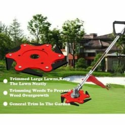 BDD Tête De Tondeuse Extérieure Débroussailleuse Lame Accessoires De Tête De Tondeuse à Gazon 6 Rasoir En Acier -Débroussailleuse Soldes Magasin 65375463 4