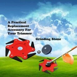 BDD Tête De Tondeuse Extérieure Débroussailleuse Lame Accessoires De Tête De Tondeuse à Gazon 6 Rasoir En Acier -Débroussailleuse Soldes Magasin 65375463 5