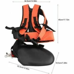 OSQI Double Bandoulière Pour Tondeuse à Gazon, Ceinture De Harnais Universelle à Double Bandoulière En Nylon En Forme De Y, Convient Pour Les Tondeuses à Gazon, Les Tondeuses à Gazon Ou Le Jardinage -Débroussailleuse Soldes Magasin 65500951 2