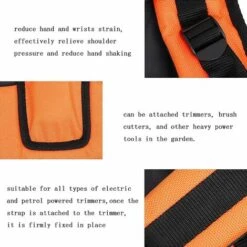 OSQI Double Bandoulière Pour Tondeuse à Gazon, Ceinture De Harnais Universelle à Double Bandoulière En Nylon En Forme De Y, Convient Pour Les Tondeuses à Gazon, Les Tondeuses à Gazon Ou Le Jardinage -Débroussailleuse Soldes Magasin 65500951 3