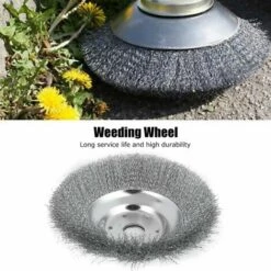 HELLO KITTY BAIN Lame De Tête De Tondeuse Universelle Brosse Rotative Pour Mauvaises Herbes à Roue Métallique De 8 Pouces, Pour Outil De Jardin -Débroussailleuse Soldes Magasin 65623460 3