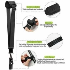 BAICCCF Accessoire Pour Débroussailleuse 2 Pièces De Sangle D'épaule Noire Weed Eater Sangle De Ventilateur Universelle A -Débroussailleuse Soldes Magasin 65669499 3