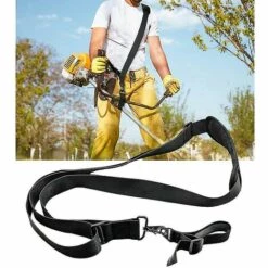 BAICCCF Accessoire Pour Débroussailleuse 2 Pièces De Sangle D'épaule Noire Weed Eater Sangle De Ventilateur Universelle A -Débroussailleuse Soldes Magasin 65669499 4