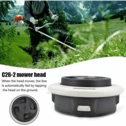 BAICCCF Accessoire Pour Débroussailleuse Remplacement De La Tête De Coupe Auto Cut C26-2 Compatible Avec Stihl Fs 55 56 70 94 -Débroussailleuse Soldes Magasin 65669500 4
